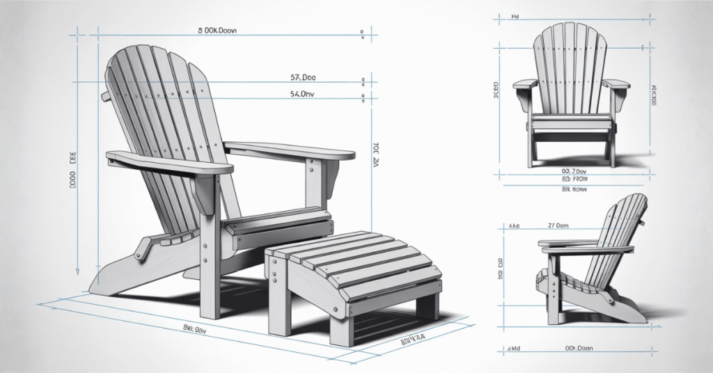 How to Make an Adirondack Chair with Footrest: Detailed Plans & Step-by ...