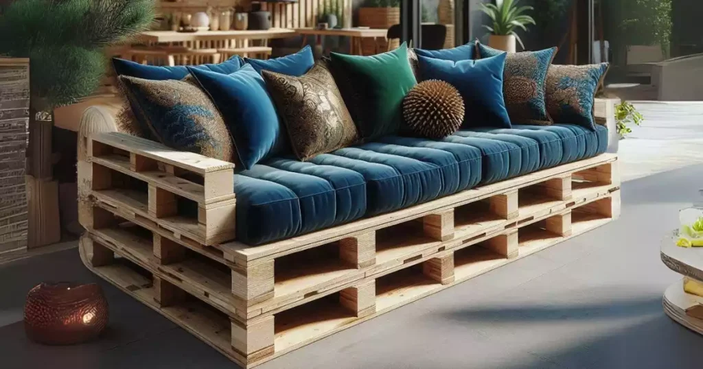 DIY-pallet-sofa-on-a-patio-with-plants