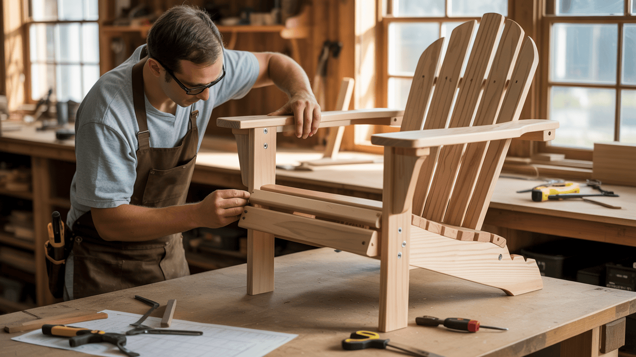 Outdoor-Adirondack-chair-design-plans-with-cutting-instructions