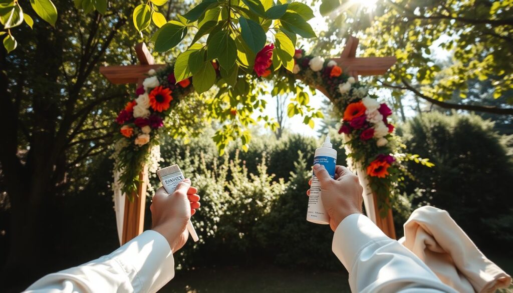 Vintage-style-wedding-arbor-design-incorporating-repurposed-doors