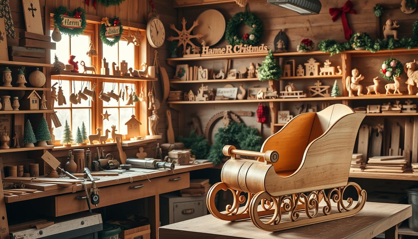 Wooden-snowflake-coasters-Christmas-craft-project