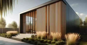 Read more about the article Vertical Wood Slat Wall Exterior: Modern Home Design