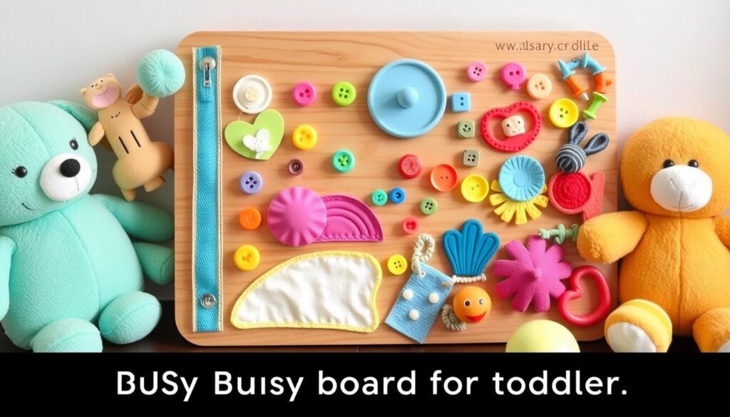 Busy-board-for-2-year-old-sensory-play