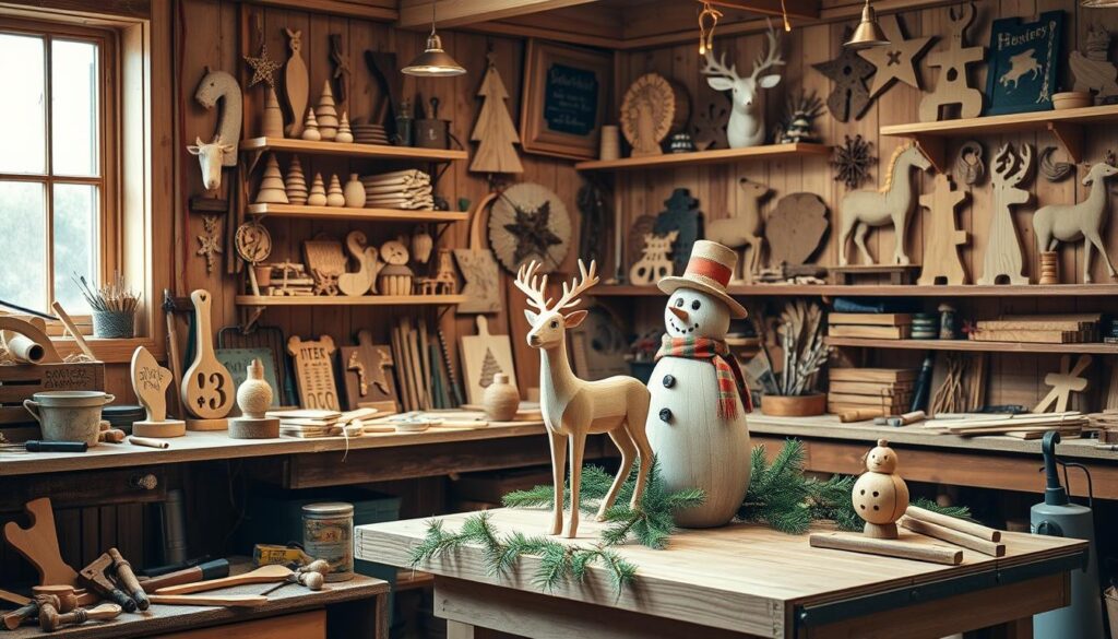 Festive-wood-crafts-for-Christmas
