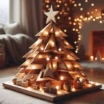 Wooden Christmas Tree with Lights – Perfect Holiday Decor