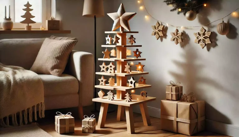 wooden-christmas-tree-ideas-for-small-spaces