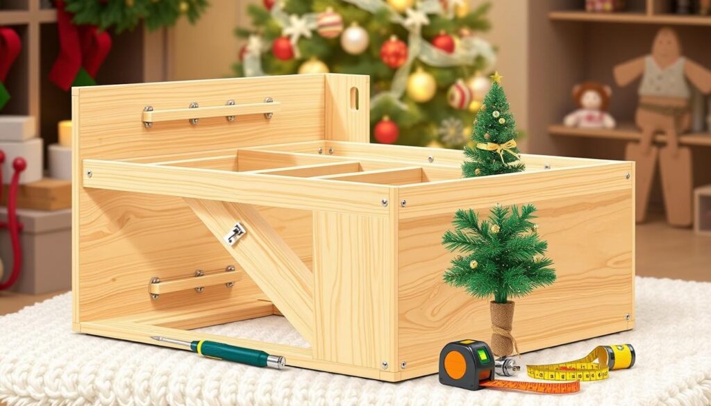 High-quality-wooden-storage-box-for-Christmas-tree-and-decorations
