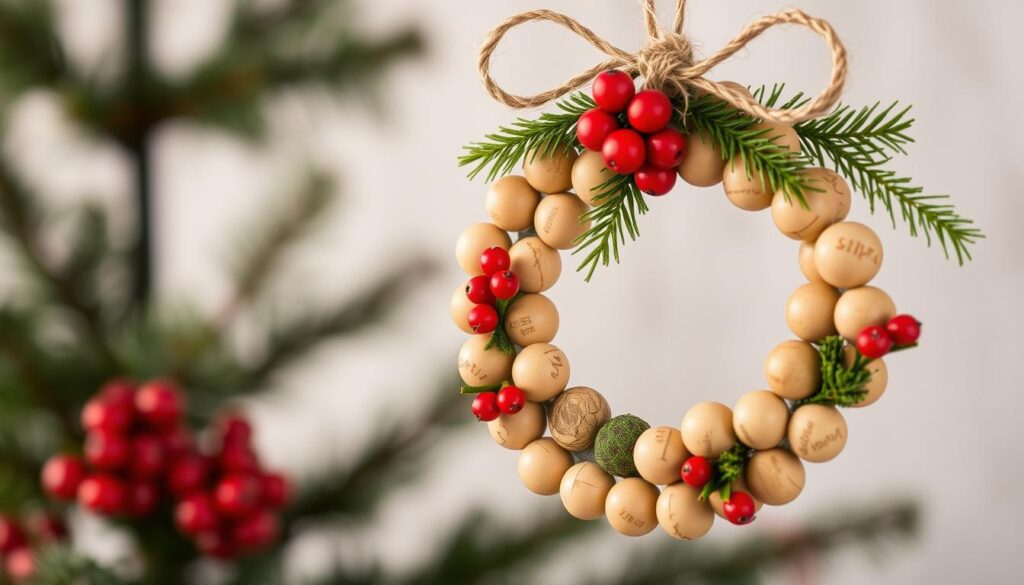 Vintage-Style-Wooden-Sled-Ornament-with-Red-Ribbon