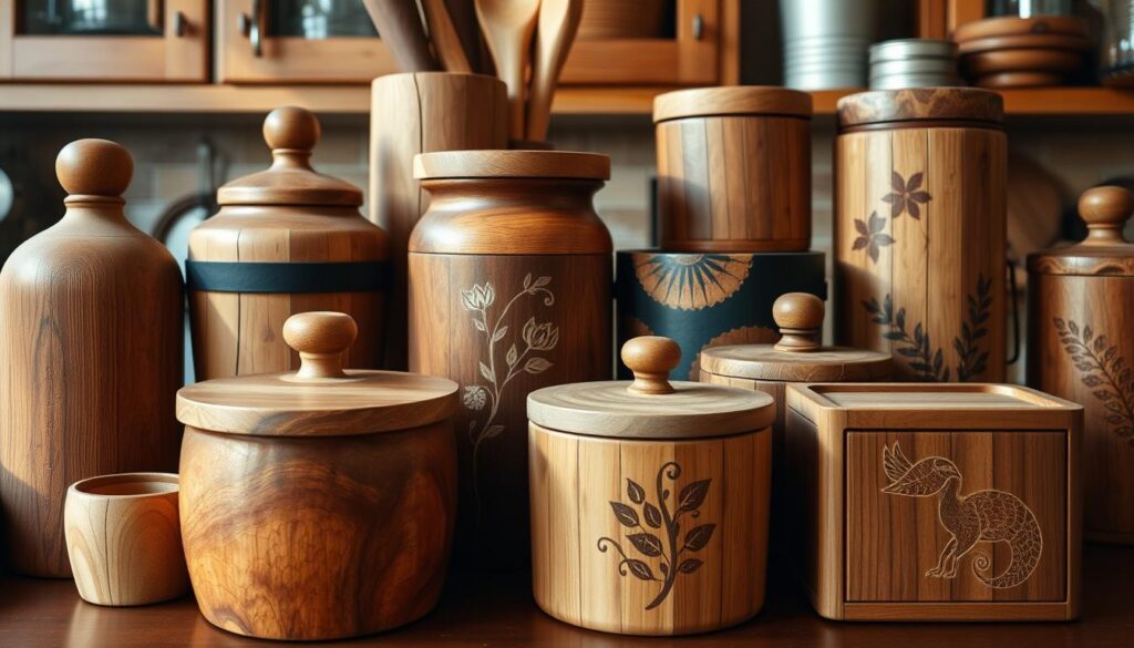 kitchen-organization-with-wooden-containers
