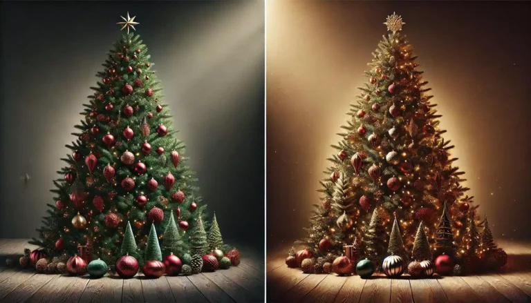 wooden-vs-traditional-christmas-tree-comparison-guide