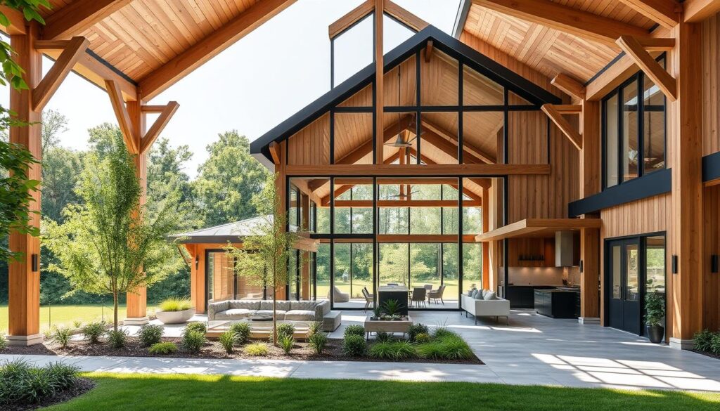 green-timber-frame-barn-building-ideas
