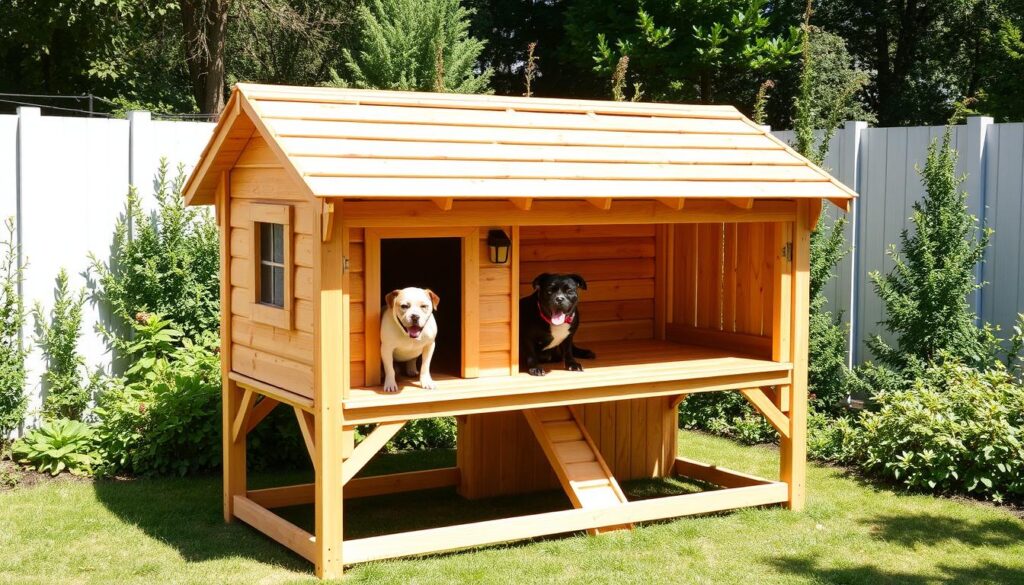 custom-dog-house-designs-for-small-yards
