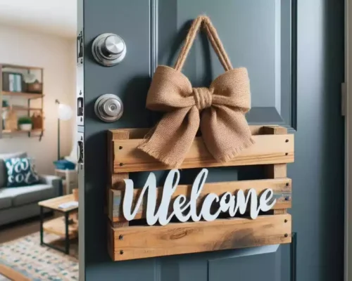 Budget-Friendly DIY Wooden Door Hangers – Under $10 to Make!