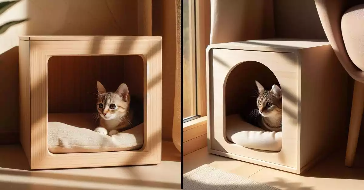 You are currently viewing 10 DIY Wooden Cat House Plans for Indoor Cats: Easy, Stylish & Space-Saving Designs