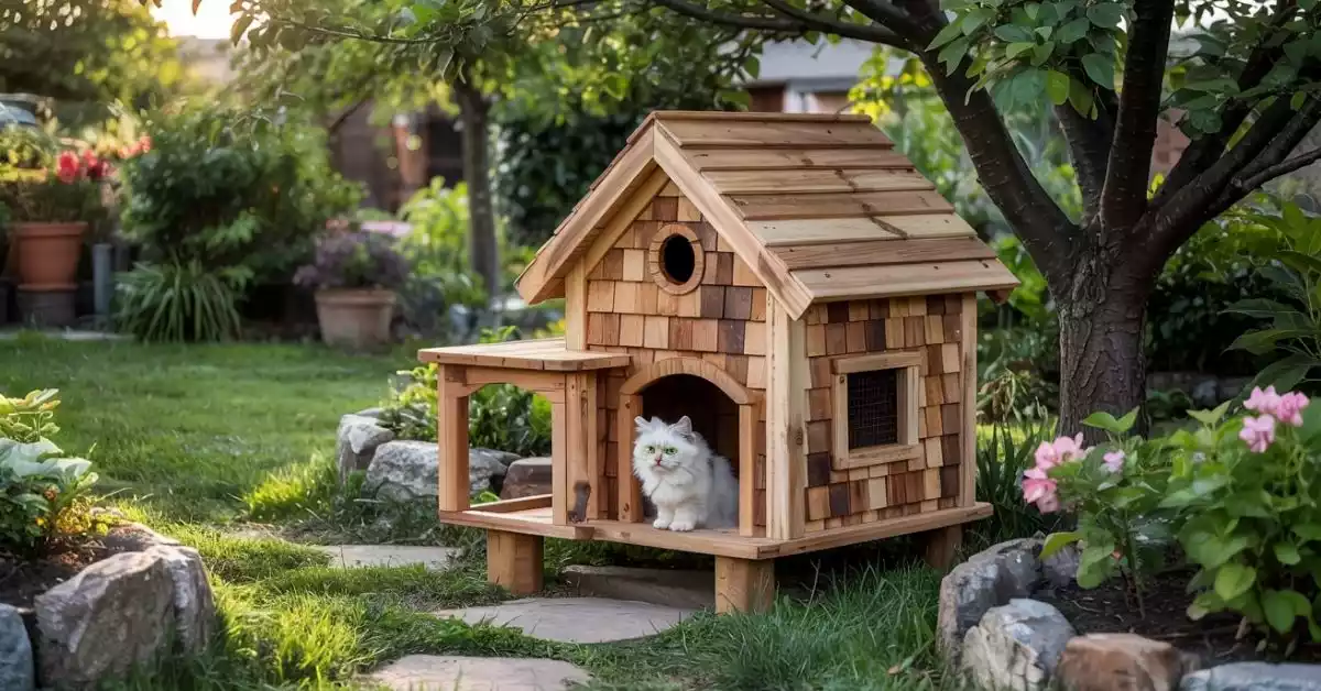 You are currently viewing How to Build a Weatherproof DIY Wooden cat house for Outdoor Use (Step-by-Step Guide)