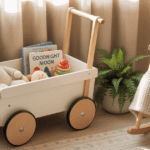15 Adorable Wooden Wagon Design Ideas That Kids Will Love