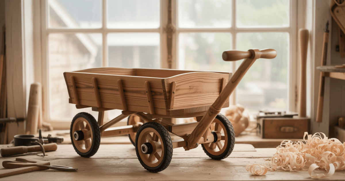 You are currently viewing DIY Wooden Wagon Design: Complete Beginner’s Guide with Free Plans (2025)