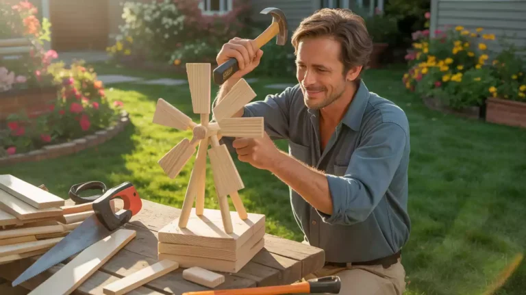 Building a DIY Wooden Windmill for Your Garden