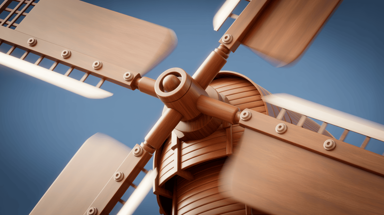 wooden-windmill-blades-close-up-dutch-style-diy-project