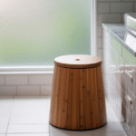 DIY Bathroom Wooden Stool: Waterproof Finishes & Moisture-Resistant Designs