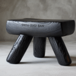 Shou Sugi Ban Wooden Stool Tutorial: Japanese Charred Wood Technique DIY Guide