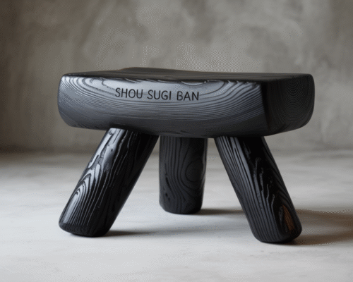 Shou Sugi Ban Wooden Stool Tutorial: Japanese Charred Wood Technique DIY Guide