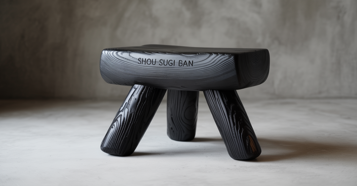 You are currently viewing Shou Sugi Ban Wooden Stool Tutorial: Japanese Charred Wood Technique DIY Guide