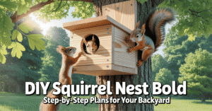 Read more about the article How to Make a Squirrel Nest Box: Simple DIY Project for Beginners