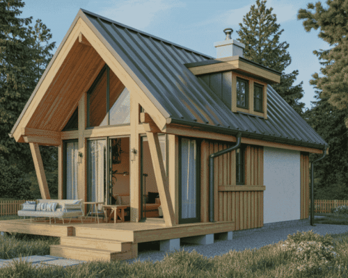 Small Wooden Houses Plans: Build Your Own Tiny Wooden Home in 7 Easy Steps