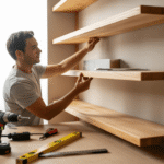 How to Build Floating DIY Wooden Shelves for Small Rooms and Apartments