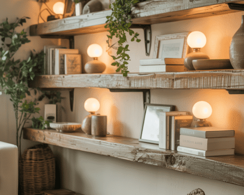 DIY Wooden Shelves with Hidden Brackets: Clean and Modern Shelf Tutorial