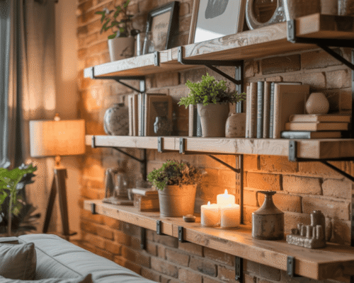 Step-by-Step Tutorial: Rustic DIY Wooden Shelves Using Reclaimed Wood