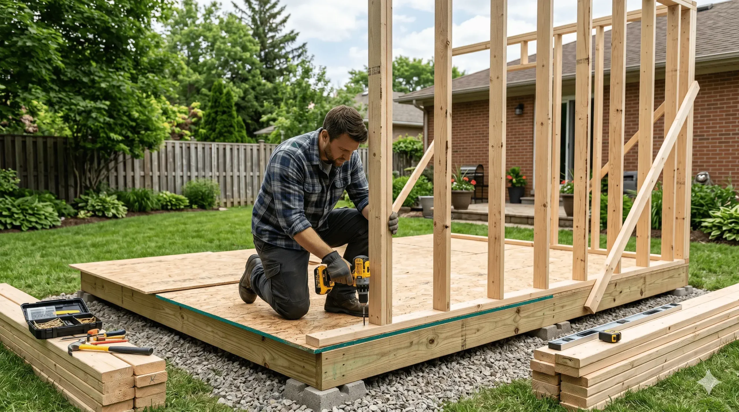 building-wood-storage-shed-frame-and-floor-diy