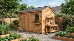 Read more about the article DIY Outdoor Wood Storage Shed Tutorial (Step-by-Step Guide for Beginners)