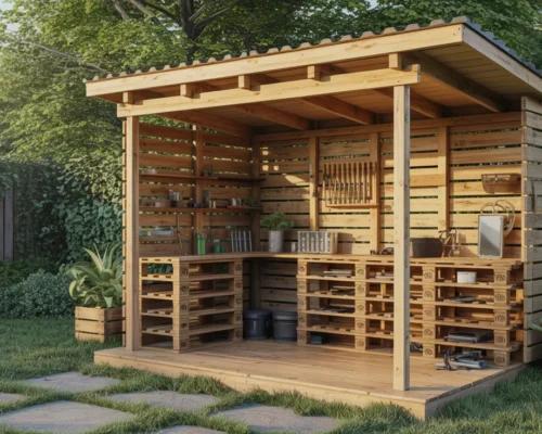How to Build a Wood Shed Out of Pallets (Step-by-Step DIY Guide for Beginners)