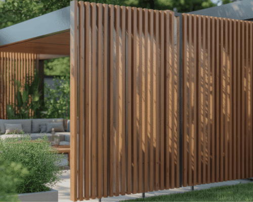 DIY Outdoor Garden Privacy Screens: Wooden Lattice & Trellis Designs