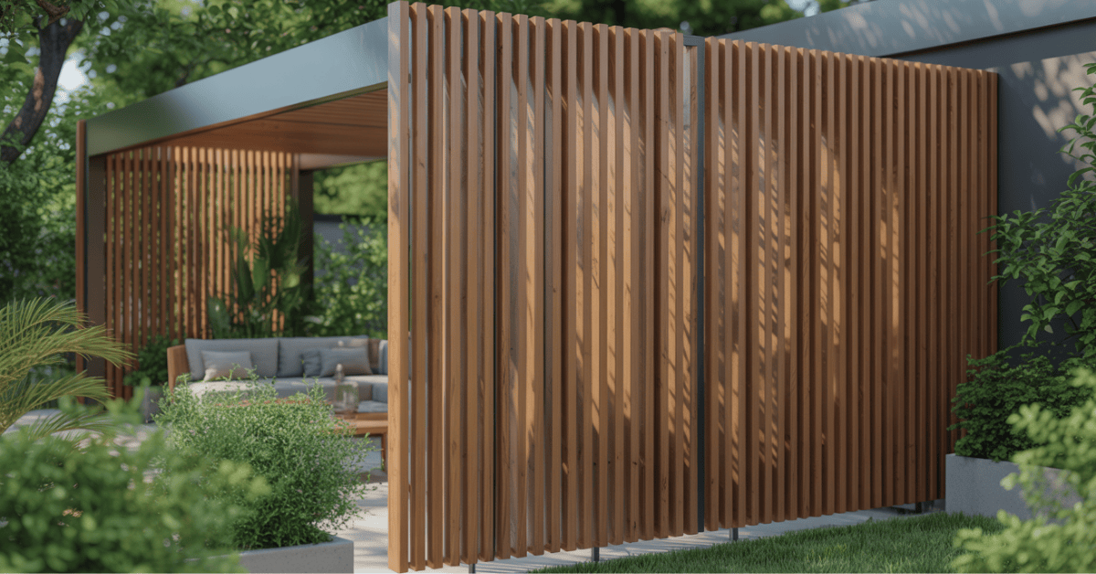 You are currently viewing DIY Outdoor Garden Privacy Screens: Wooden Lattice & Trellis Designs