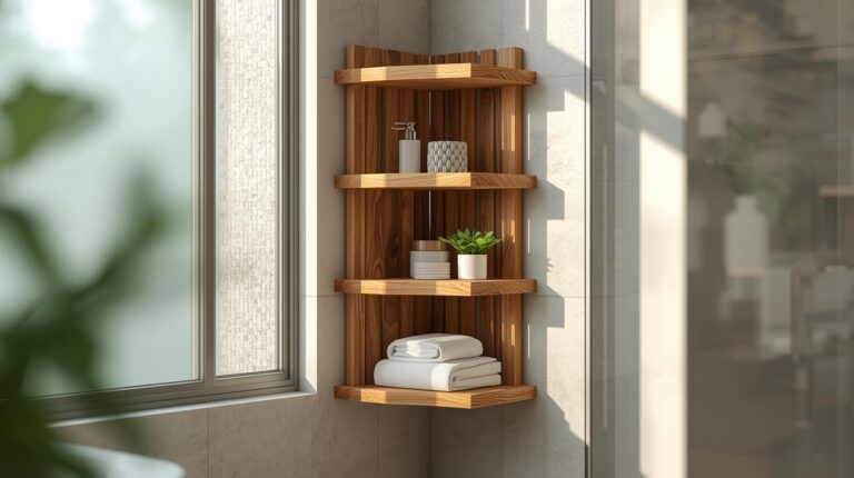 diy-corner-wooden-rack-for-bathroom-storage-ideas