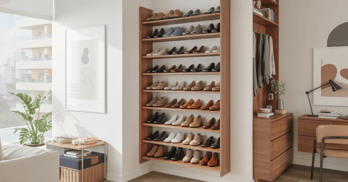 wall-mounted-diy-wooden-shoe-rack-small-space-organization
