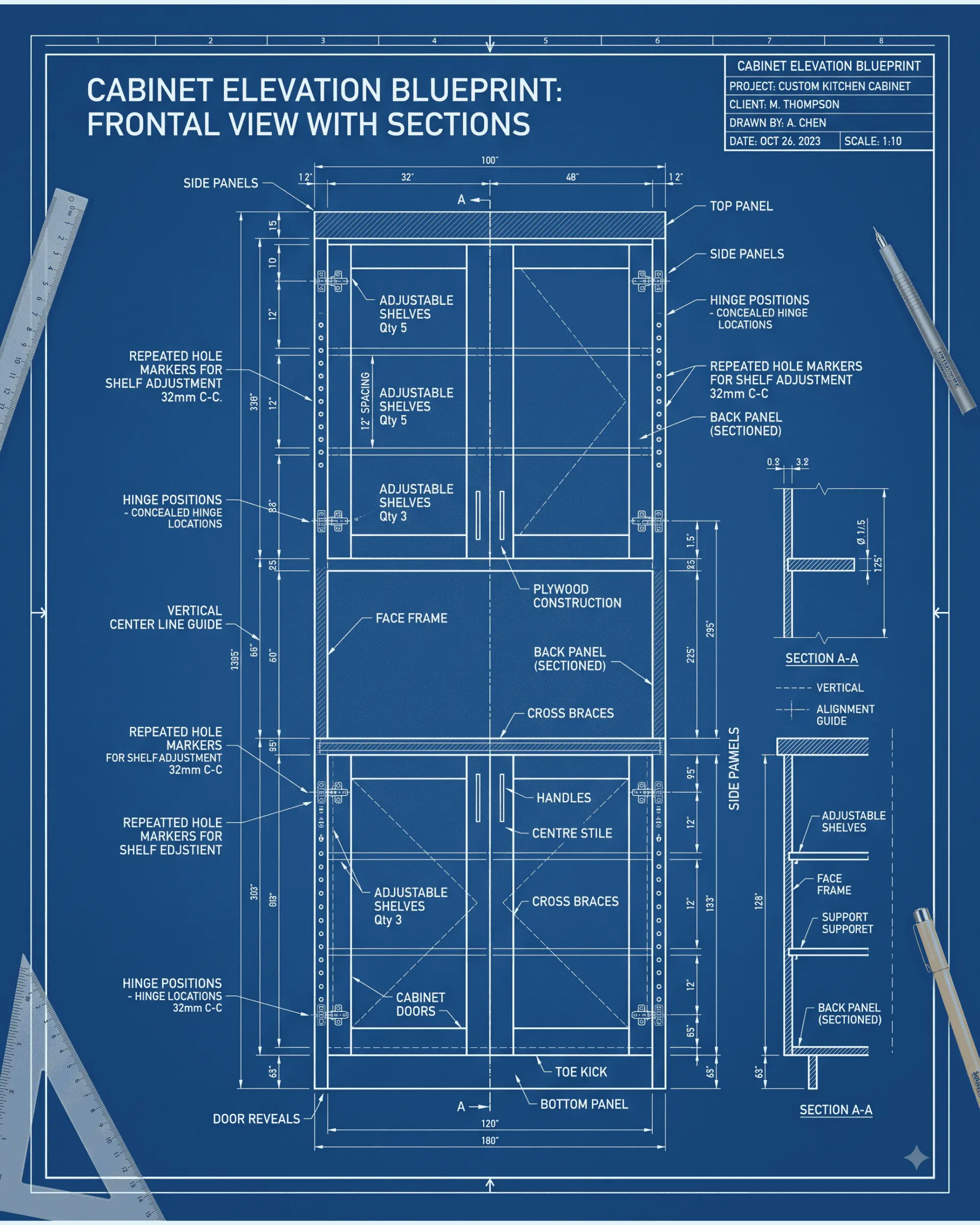 cabinet‑blueprint‑elevation‑printable‑woodworking‑template