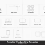 Printable woodworking templates: My 10 Project Guide