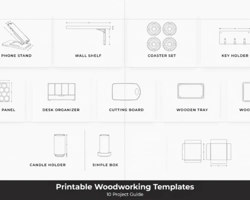 Printable woodworking templates: My 10 Project Guide