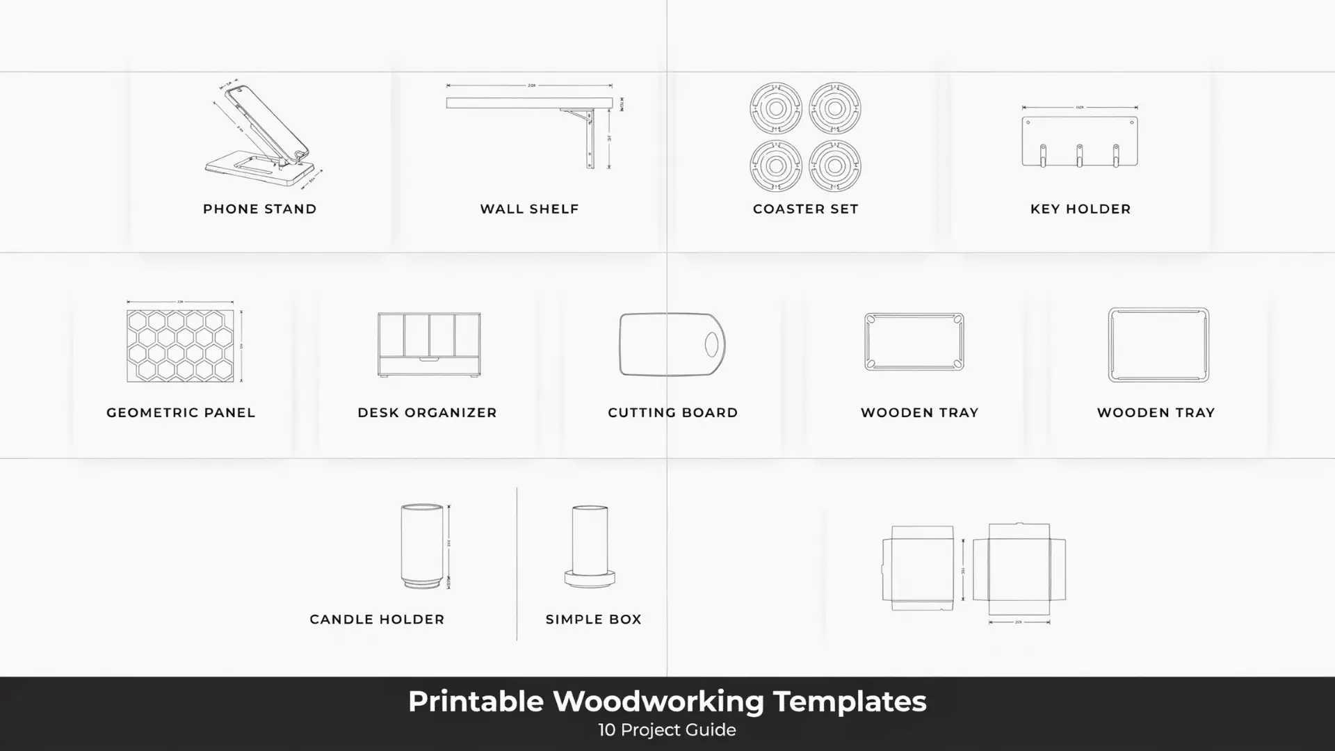 You are currently viewing Printable woodworking templates: My 10 Project Guide