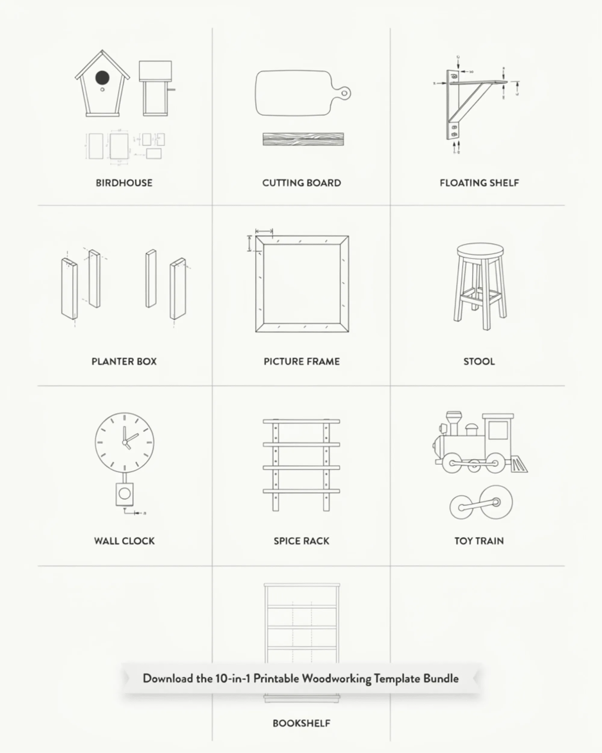 printable‑woodworking‑template‑bundle‑blueprint‑collection