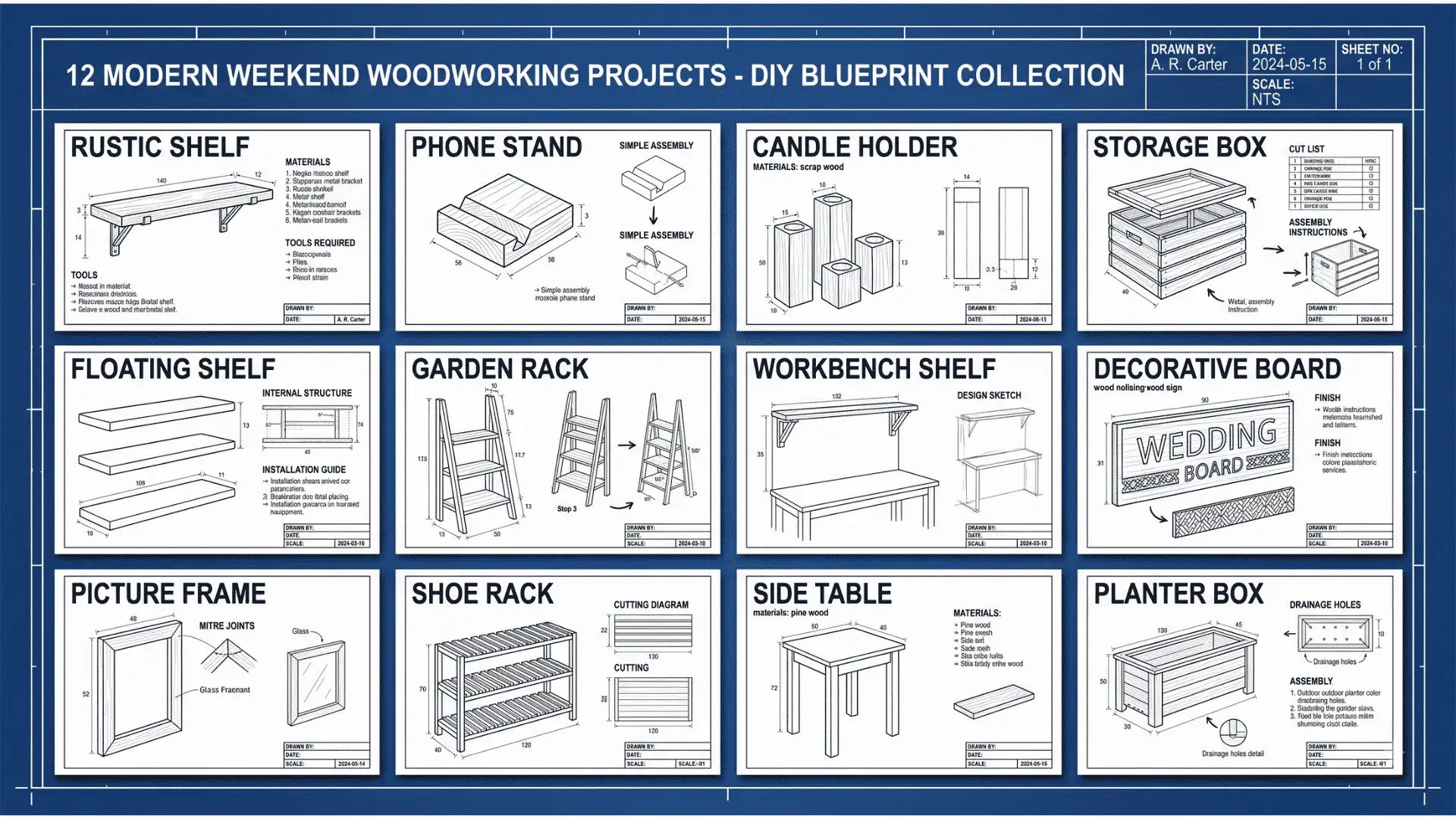 You are currently viewing 12 Weekend Woodworking Projects You Can Finish Fast (Beginner-Friendly Plans Included)