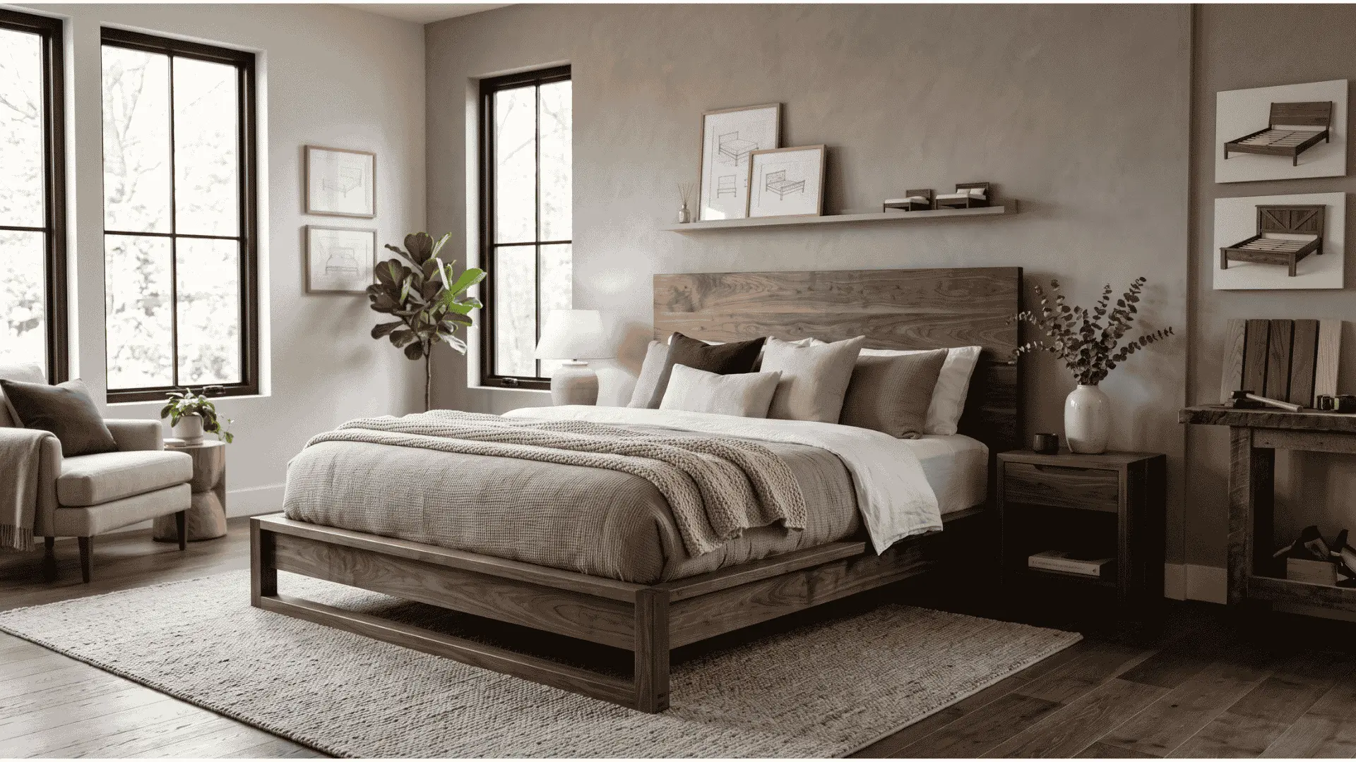 You are currently viewing 12 DIY Wooden Bed Frame Plans That Look Like They Cost a Fortune