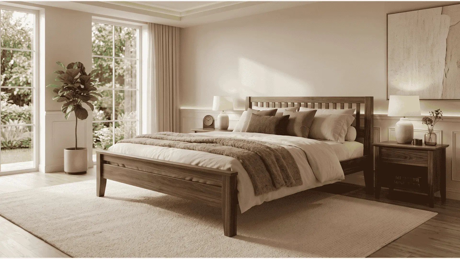 finished-diy-wooden-bed-frame-luxury-looking-handcrafted-bedroom-furniture